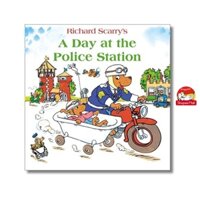 Sách - A Day at the Police Station by Richard Scarry's - Sách ngoại văn, sách thiếu nhi tiếng Anh, bìa mềm, nhập khẩu U