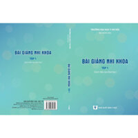 Sách - Bài giảng nhi khoa (sách đào tạo đại học - trọn bộ 2 tập)