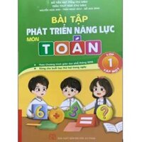 Sách - Bài tập phát triển năng lực môn Toán lớp 1 tập 1