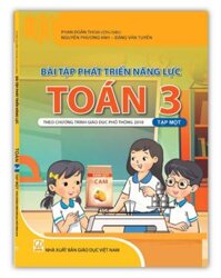 Sách - Bài Tập Phát Triển Năng Lực Toán Lớp 3 - Tập 1  theo chương trình GDPT 2018