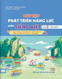 Sách - Bài tập phát triển năng lực môn Tiếng việt lớp 2 - tập 1