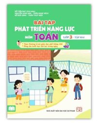 Sách - Bài tập phát triển năng lực môn Toán Lớp 3 - Tập 2 - theo Chương trình GDPT 2018  Cánh diều