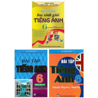SÁCH- bài tập tiếng anh 6 + bồi dưỡng học sinh giỏi tiếng anh lớp 6 - biên soạn theo chương trình mới (bộ 3 cuốn) HA1