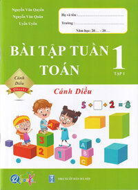 Sách - Bài tập tuần Toán 1 tập 1 Cánh diều