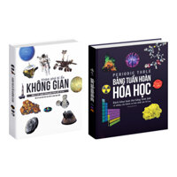 Sách Bảng tuần hoàn hóa học và Khám phá bí ẩn không gian Miranda Smith Bìa cứng 2 cuốn Á Châu Books