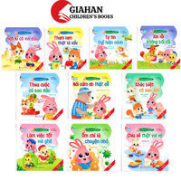 Sách - Bộ 10 quyển truyện tranh Cùng Con Khôn Lớn song ngữ Việt-Anh - Kỹ năng giao tiếp cho bé 2+