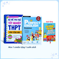 Sách - Bộ đề thi thử tốt nghiệp THPT môn tiếng anh + Perfect english grammar (combo/cuốn lẻ)