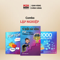 Sách BỘ LẬP NGHIỆP gồm 01 từ Điển Xây Kênh, 01 sách 1000 affiliate tác giả Cấn Mạnh Linh tặng kèm tóp tóp a bờ cờ