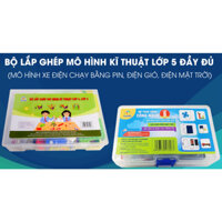 Sách _ Bộ thực hành Công nghệ + lắp ghép mô hình kỹ thuật lớp 5 #huongbook
