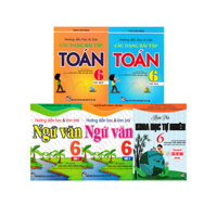 Sách bồi dưỡng - Combo 5 cuốn Bộ sách tham khảo toán-văn-khoa học tự nhiên lớp 6 (HA)