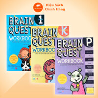 Sách Brain Quest Workbook - Bài tập song ngữ luyện kiến thức và tư duy cho trẻ ( 3 cuốn 4 - 7 tuổi )
