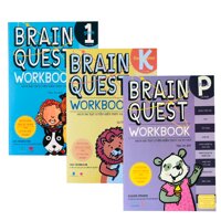 Sách brain quest workbook phát triển tư duy cho bé  bộ 3 cuốn, 4 - 7 tuổi