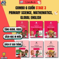 Sách - Cambridge 2nd 2021 - Global English, Primary Science, Primary Mathematics - Combo Stage 3