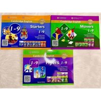 Sách - Cambridge Starters, Movers, Flyers 1-9 in gộp