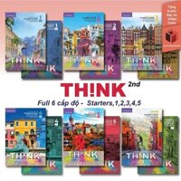Sách - Cambridge THINK Second Edition - Bộ 6 Level - Starters,1,2,3,4,5 (Bản màu, kèm bookmark)