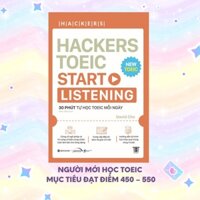 Sách Cho Người Mới Học: Hackers Toeic Listening - Từ Cơ Bản Đến Nâng Cao MỤC TIÊU 450+  (Bán Chạy Top 1 Tại Hàn Quốc)