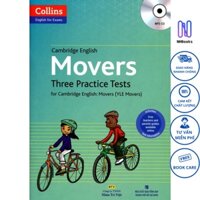Sách - Collins - English For Exams - Cambridge English MoversThree Practice Test (Kèm CD) - NHBOOK