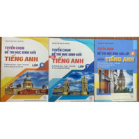 Sách - Com bo Tuyển chọn đề thi học sinh giỏi môn tiếng anh lớp 6-7-8