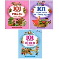 Sách - Combo 101 Truyện Phá Án Kinh Điển + 101 Truyện Hay Về Trí Thông Minh + 101 Truyện Cổ Tích Chọn Lọc ( 3 cuốn )