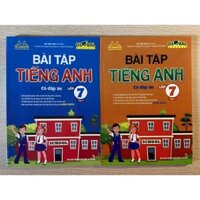 Sách - Combo 2 cuốn Bài tập Tiếng Anh lớp 7 ( tập 1 + tập 2) Global Success - MT