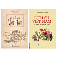 Sách - Combo 2 cuốn Các triều đại Việt Nam + Lịch sử Việt Nam từ nguồn gốc đến thế kỷ XIX (bìa mềm)