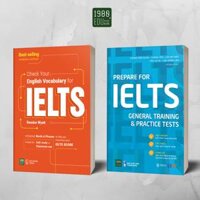 Sách - Combo 2 cuốn Check your English Vocabulary for IELTS  Prepare For Ielts General Training &amp; Practice Tests - 1980Books