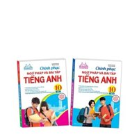 Sách - Combo 2 Cuốn Chinh phục ngữ pháp và bài tập tiếng Anh lớp 10 (Tập 1 + tập 2) - MT