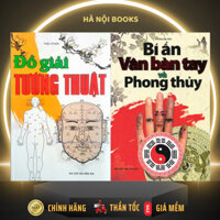 sách - combo 2 cuốn Đồ Giải Tướng Thuật + Bí Ẩn Vân Bàn Tay Và Phong Thủy - Minhlam