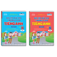 Sách - Combo 2 cuốn - GLOBAL SUCCESS - Bài tập bổ trợ và nâng cao tiếng anh lớp 8 (có đáp án)