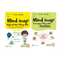 Sách - Combo 2 cuốn Mind Map Từ Vựng & Ngữ Pháp Tiếng Anh cho học sinh tiểu học lẻ tùy chọn