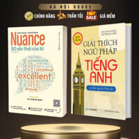 Sách - Combo 2 cuốn Nuance 50 Sắc Thái Của Từ + Giải Thích Ngữ Pháp tiếng Anh Mai Lan Hương (ZenBooks)