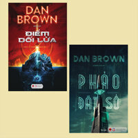 Sách - Combo 2 cuốn Pháo đài số + Điểm dối lừa - Dan Brown - Bìa cứng - Truyện trinh thám, tội phạm