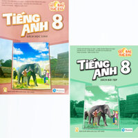 Sách - Combo 2 Cuốn Tiếng Anh Lớp 8 - Global Success - Sách Học Sinh + Sách Bài Tập ( Tặng Kèm Bao Sách )