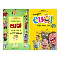 Sách - Combo 2 cuốn Truyện Tranh Cười Dân Gian Việt Nam + truyện cười việt nam thời @