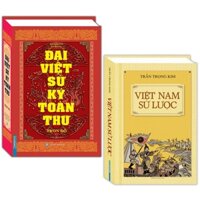 Sách Combo 2 quyển Đại Việt Sử Ký Toàn Thư Trọn Bộ + Việt Nam Sử Lược (Bìa cứng)