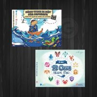 Sách - Combo 2 quyển tô màu 12 cung hoàng đạo + Capubara - VTM