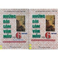 Sách - (Combo 2 tập) Những Bài Làm Văn Mẫu Lớp 6 - Bộ Sách Cánh Diều