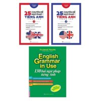 Sách - Combo 25 Chuyên Đề Ngữ Pháp Tiếng Anh Trọng Tâm (Tập 1) + tập 2+ 130 bài ngữ pháp tiếng Anh