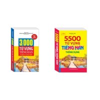 Sách- Combo 2c-3000 từ vựng tiếng Hàn theo chủ đề + 5500 từ vựng tiếng hàn thông dụng