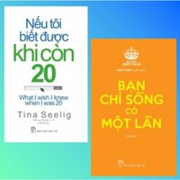 Sách Combo 2c : Nếu Tôi Biết Được Khi Còn 20 (Tái Bản 2020) tr + Bạn Chỉ Sống Có Một Lần tr