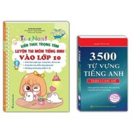 Sách - Combo 2c TAKE NOTE Kiến thức luyện thi môn Tiếng Anh vào lớp 10 ( Ko lò xo)+3500 từ vựng tiếng Anh K màu-MT