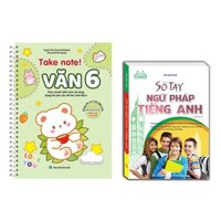sách - combo 2c TAKE NOTE Văn 6 (CÓ lò xo) và Sổ tay ngữ pháp tiếng Anh (tái bản) 59k