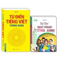 Sách - Combo 2c - Từ điển tiếng Việt thông dụng khổ to & The Langmaster - Sổ tay ngữ pháp tiếng Anh