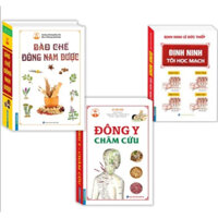Sách - Combo 3 cuốn Bào chế đông nam dược + Đông Y Châm Cứu + Định Ninh Tôi Học Mạch