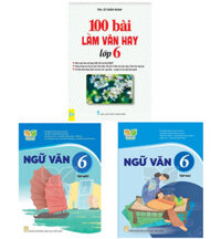 Sách - Combo 3 cuốn SGK Ngữ Văn 6 Kết Nối tập 12 và 100 Bài Làm Văn Hay lớp 6 ndbooks