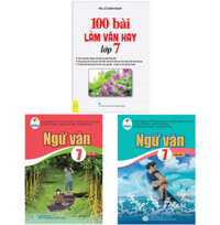 Sách - Combo 3 cuốn SGK Ngữ Văn 7 Cánh Diều tập 12  và 100 Bài làm văn hay 7 ndbooks