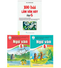 Sách - Combo 3 cuốn SGK Ngữ Văn 6 Cánh Diều tập 12 và 100 Bài Làm Văn Hay lớp 6 ndbooks