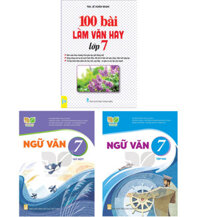 Sách - Combo 3 cuốn SGK Ngữ Văn 7 Kết Nối tập 12 và 100 Bài Văn Hay Lớp 7 ndbooks