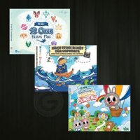 Sách - Combo 3 quyển tô màu cùng Bu + 12 cung hoàng đạo + Capubara - VTM