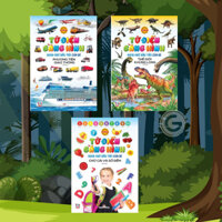 Sách - Combo 3 quyển từ điển bằng hình đầu tiên của bé - Song ngữ anh việt (VTX)